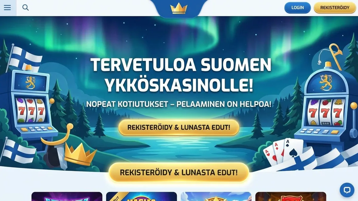 Rekisteröidy bonuksen kanssa